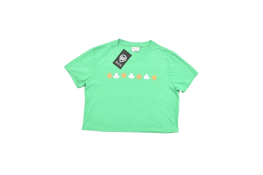 NEW WHERE I'M FROM Men's X-Small Green Ohio Shamrocks T-Shirt